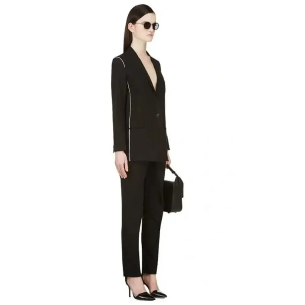 HELMUT LANG Origami Crepe Pierce Blazer Size 4